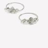 Accessories Penningtons | Single Hoop Earrings With Paper Glitter