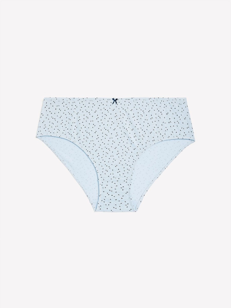 Lingerie Penningtons | High-Cut Cotton Brief With Flower Print - Ti Voglio