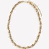 Accessories Penningtons | Short Chunky Twisted Chain Necklace