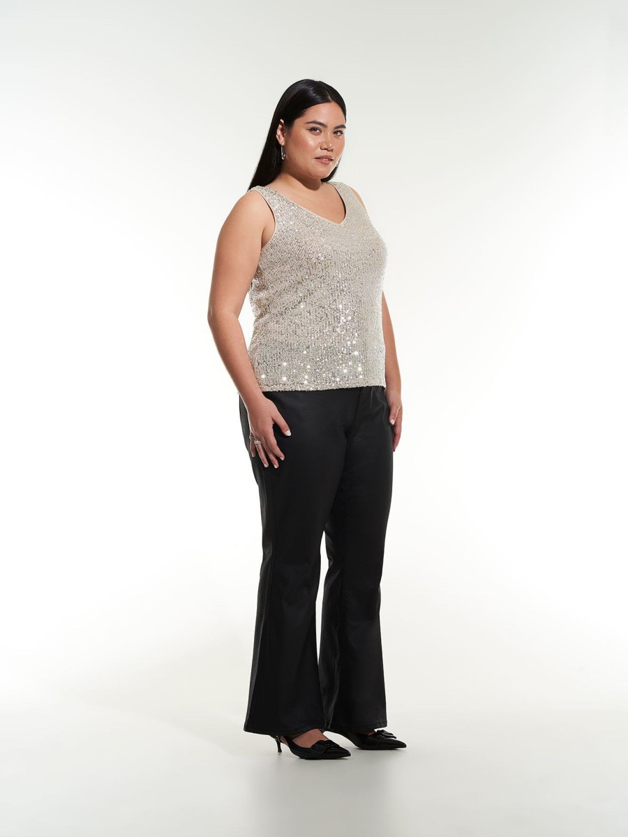 Clothing Penningtons | Sleeveless Sequins Knit Top - Addition Elle