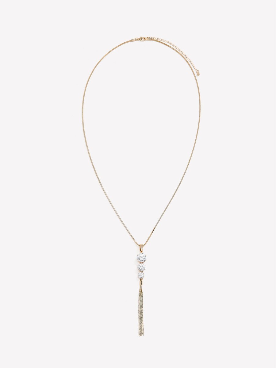 Accessories Penningtons | Long Necklace With Stone Drop