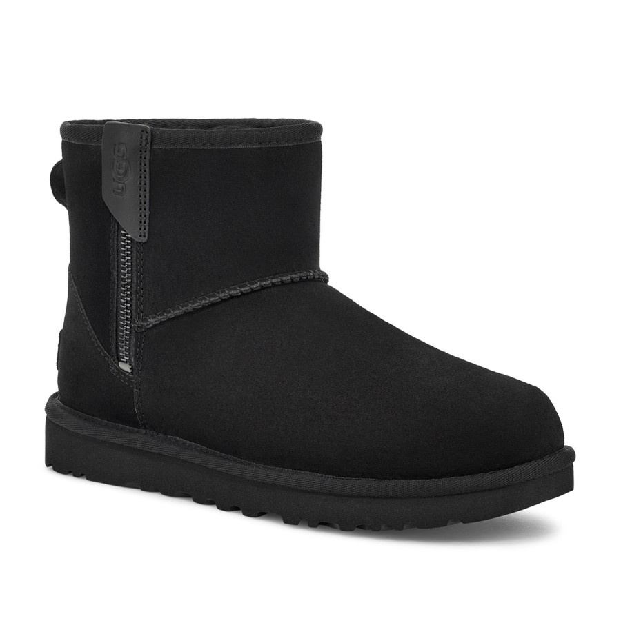 Shoes Penningtons | Ugg Classic Mini Bailey Zip In Smoke Plume - Penningtons