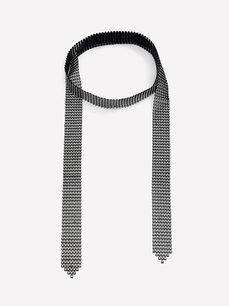 Accessories Penningtons | Metal Mesh Rhinestone Sash