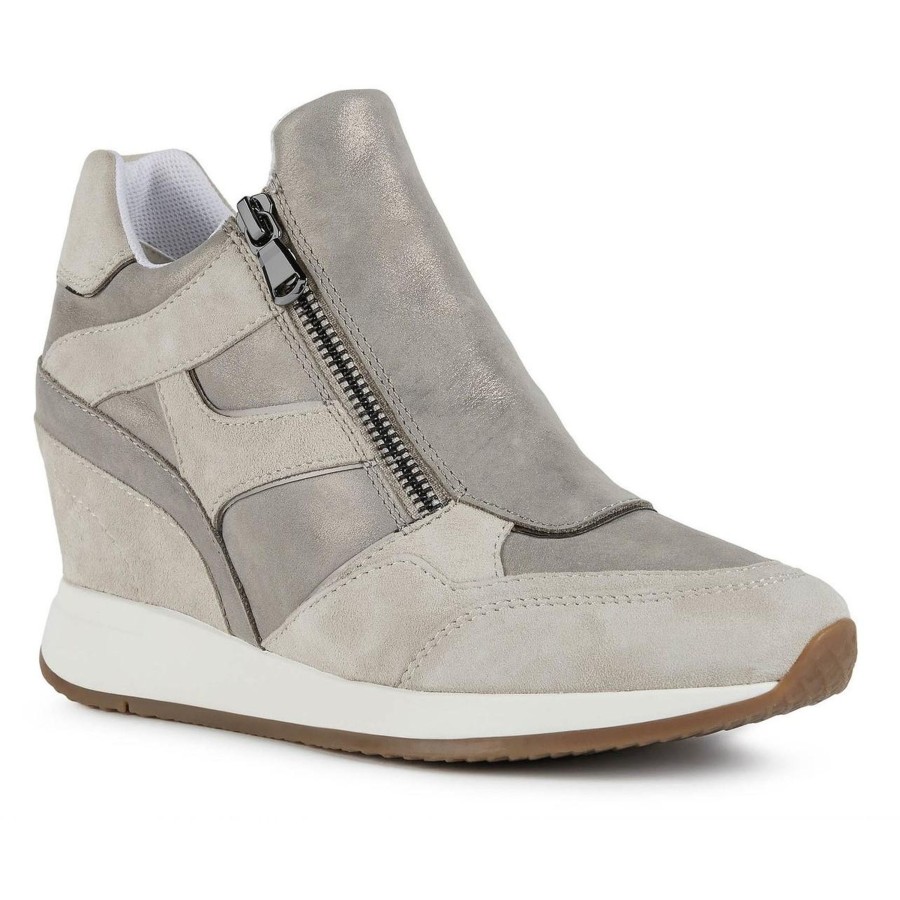 Shoes Penningtons | Geox - Womens/Ladies Nydame Leather Sneakers - Penningtons