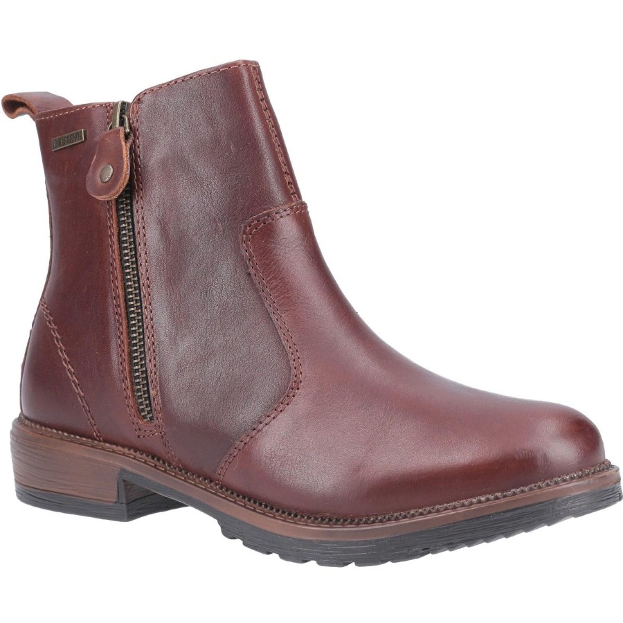 Shoes Penningtons | Cotswold - Womens/Ladies Ashwicke Zip Leather Ankle Boot - Penningtons