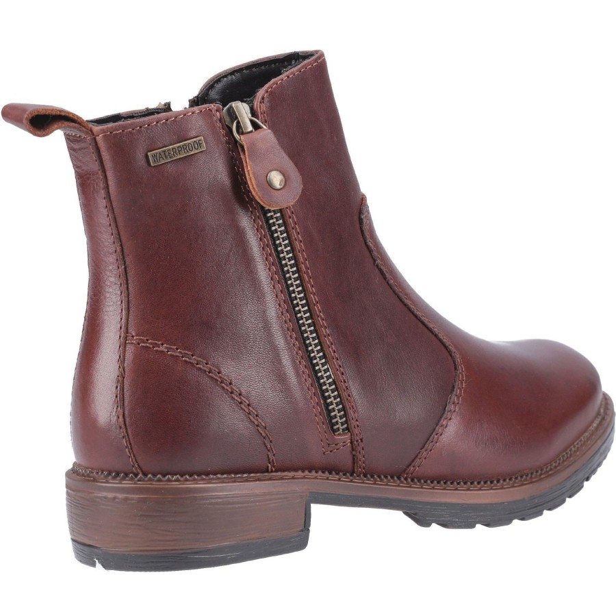 Shoes Penningtons | Cotswold - Womens/Ladies Ashwicke Zip Leather Ankle Boot - Penningtons