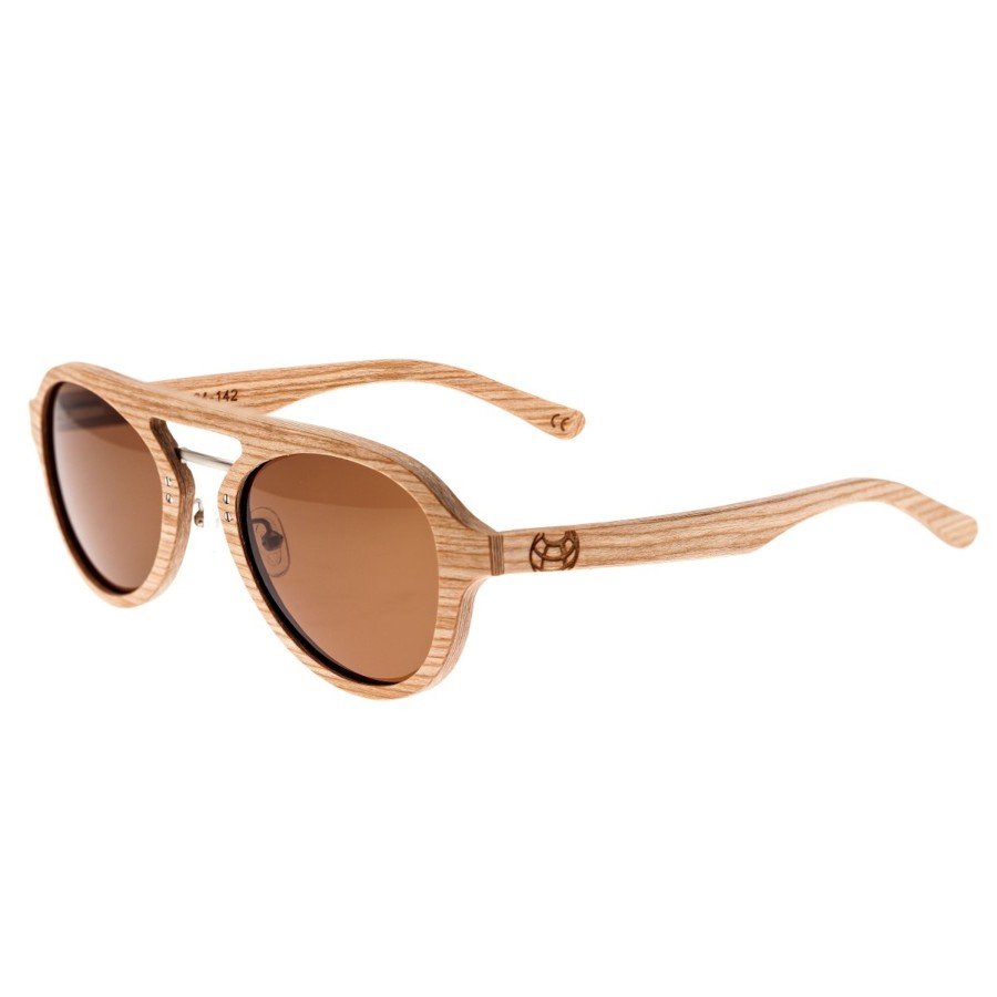 Accessories Penningtons | Earth Wood - Cruz Polarized Sunglasses - White/Silver - Penningtons