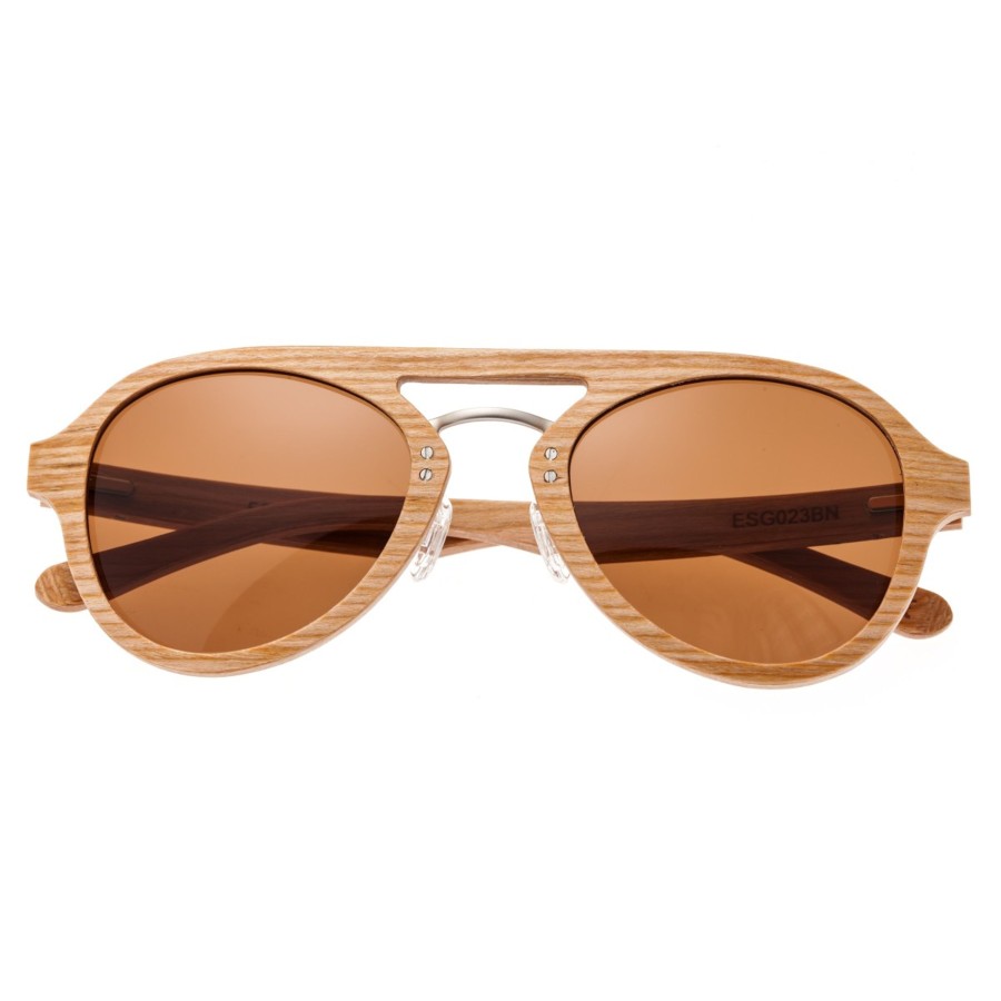 Accessories Penningtons | Earth Wood - Cruz Polarized Sunglasses - White/Silver - Penningtons