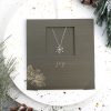 Accessories Penningtons | Holiday Gift Evenlope With Clear Crystal Ornate Snowflake Pendant Necklace - Callura - Penningtons