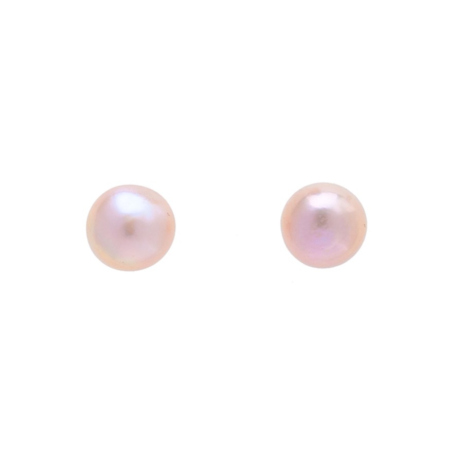 Accessories Penningtons | Classic Pink Freshwater Pearl Stud Earrings - Signature Pearls - Penningtons