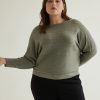 Clothing Penningtons | Cable Knit Sweater With Dolman Sleeves