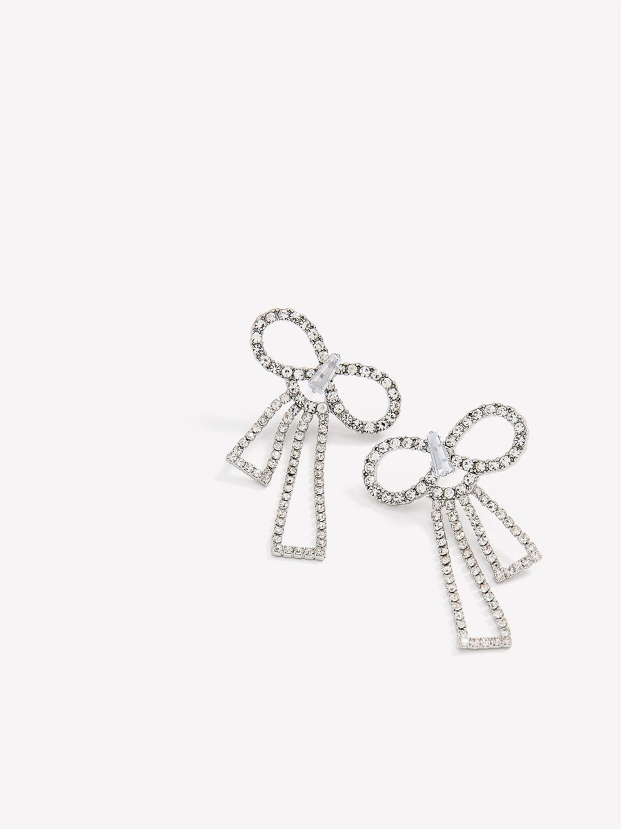 Accessories Penningtons | Shiny Bow Shaped Earrings