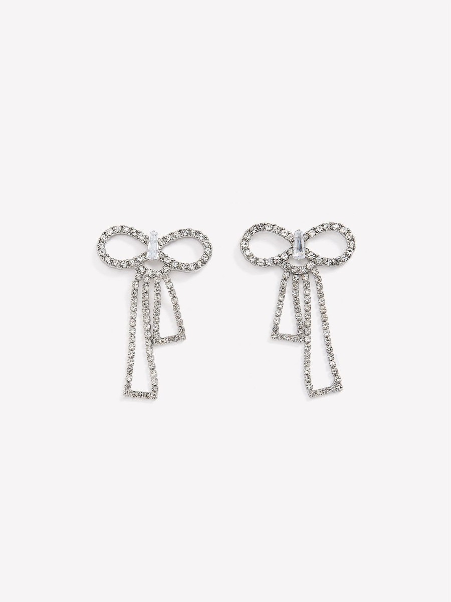 Accessories Penningtons | Shiny Bow Shaped Earrings