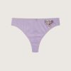 Lingerie Penningtons | Cotton Jersey Thong With Placement Print - Ti Voglio