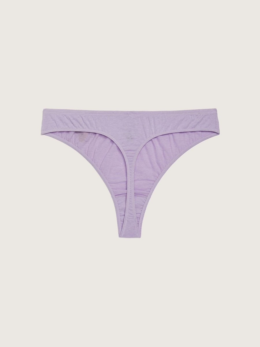 Lingerie Penningtons | Cotton Jersey Thong With Placement Print - Ti Voglio