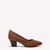 Shoes Penningtons | Wide Width, Teresa Step Suede Pumps - Clarks