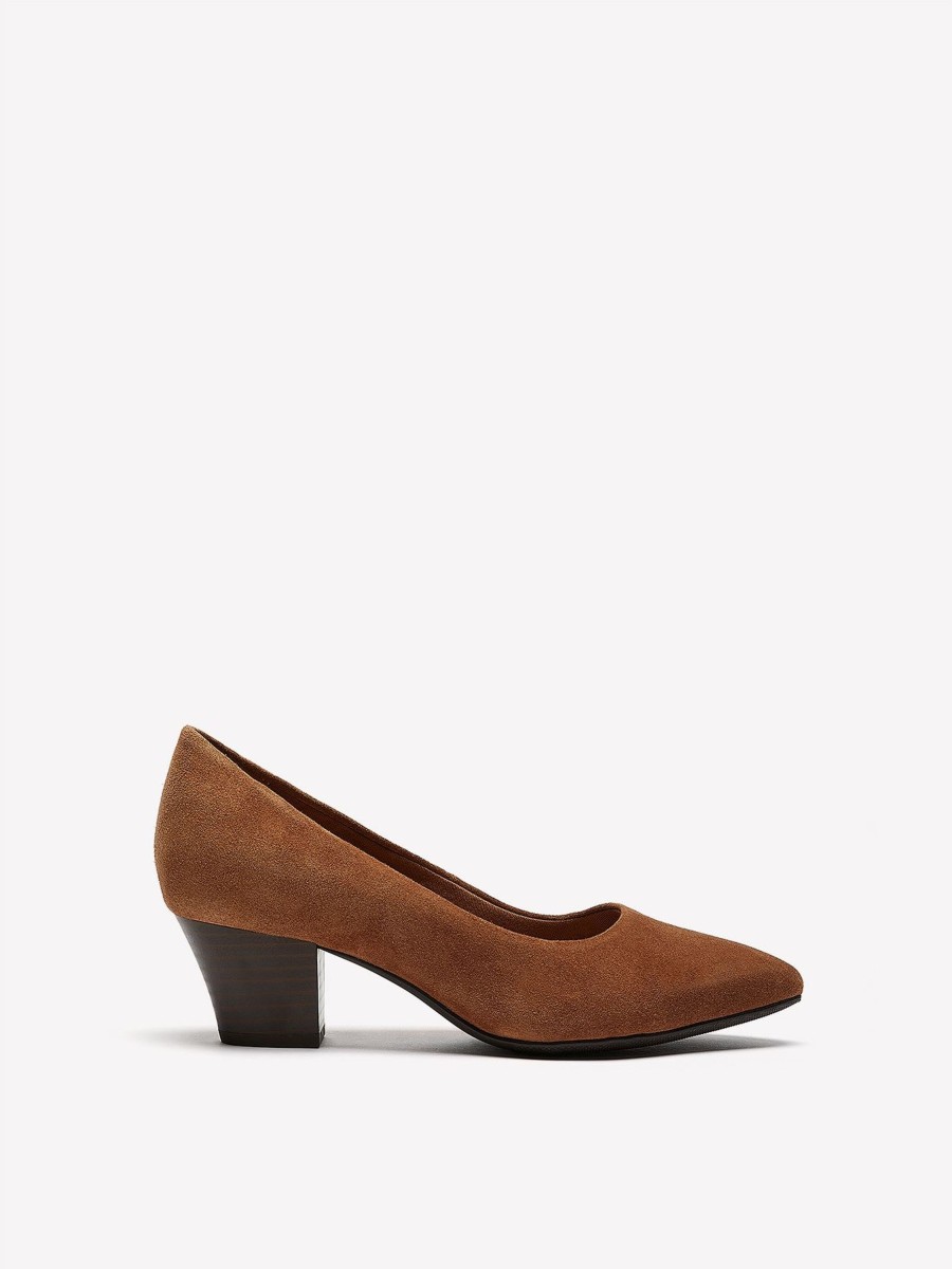 Shoes Penningtons | Wide Width, Teresa Step Suede Pumps - Clarks