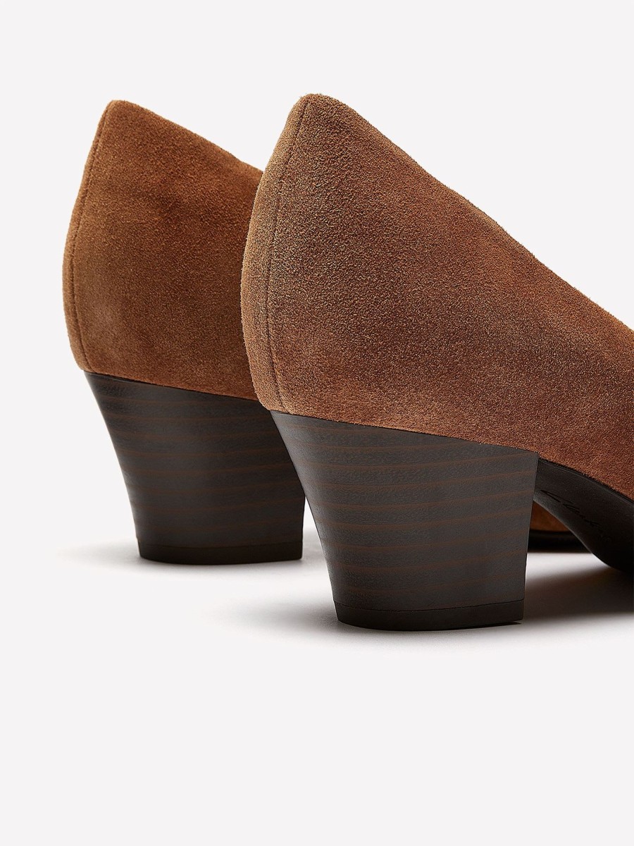 Shoes Penningtons | Wide Width, Teresa Step Suede Pumps - Clarks