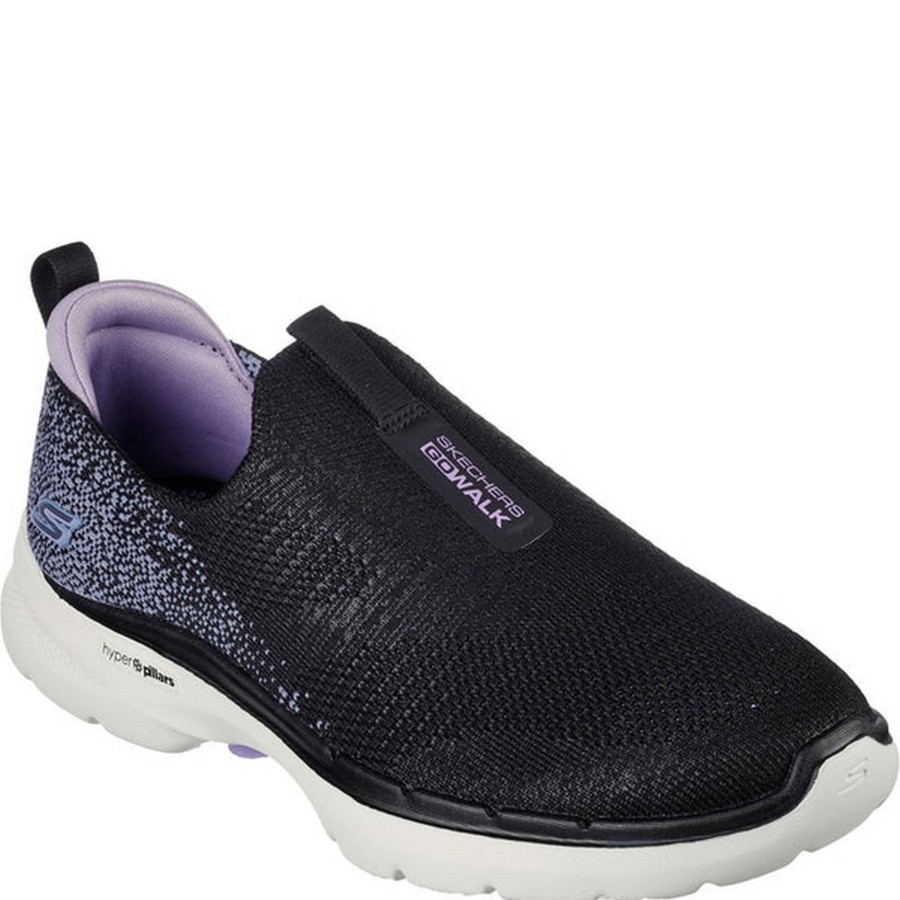 Shoes Penningtons | Skechers - Womens/Ladies Go Walk 6 Glimmering Sneakers - Penningtons