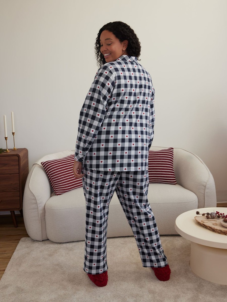 Lingerie Penningtons | Plaid Flannel Pyjama Set - Ti Voglio