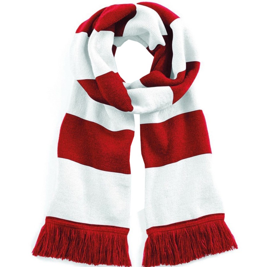 Accessories Penningtons | Beechfield - Varsity Unisex Winter Scarf (Double Layer Knit) - Penningtons