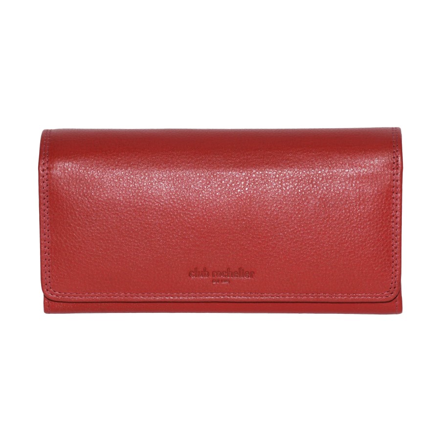 Accessories Penningtons | Club Rochelier Ladies' Clutch Wallet With Checkbook And Gusset - Penningtons