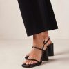 Shoes Penningtons | Svegan - Lorena Black Vegan Leather Sandals - Penningtons