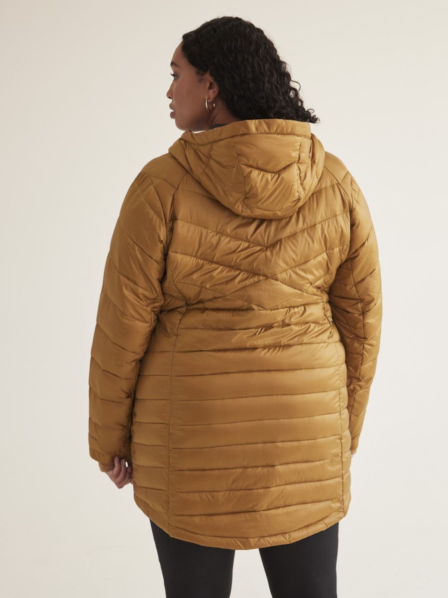 Clothing Penningtons | Joy Peak Midi Quilted Jacket - Columbia