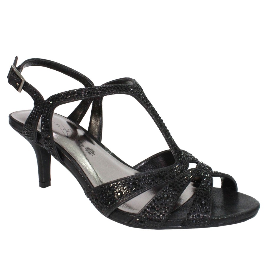 Shoes Penningtons | Lunar - Womens/Ladies Francie Wide Sandals - Penningtons