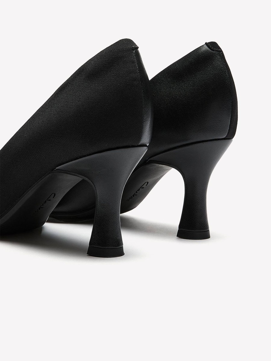 Shoes Penningtons | Wide Width, Kataleyna Rose Black Pump - Clarks