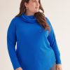 Clothing Penningtons | Waffle Knit Tunic With Cowl Neck