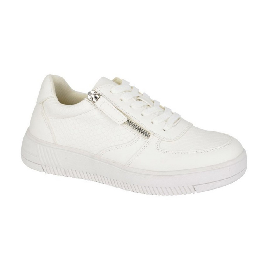 Shoes Penningtons | Cipriata - Womens/Ladies Gloria Side Zip Sneakers - Penningtons