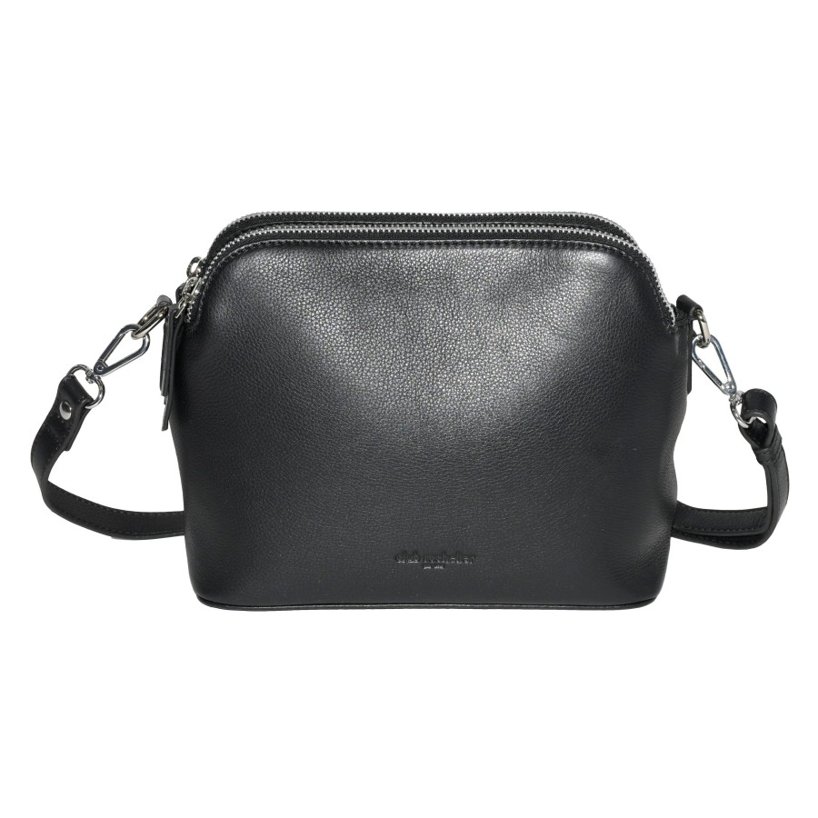 Accessories Penningtons | Club Rochelier Leather Double Zipper Crossbody - Penningtons