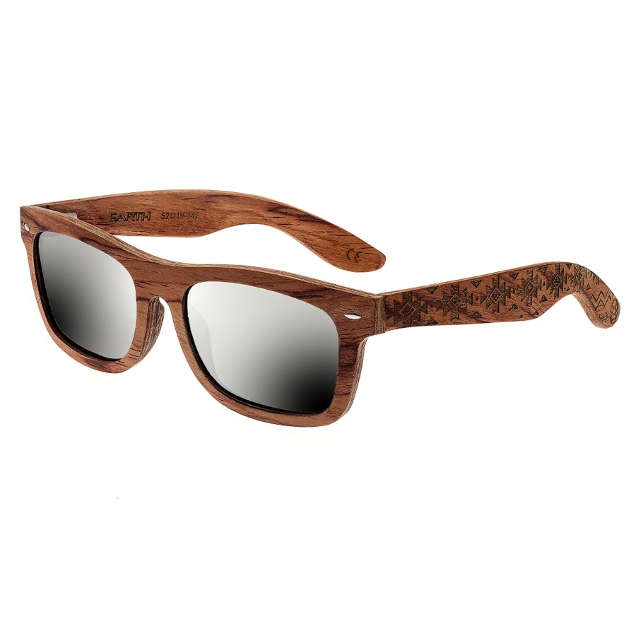 Accessories Penningtons | Earth Wood - Maya Polarized Sunglasses - Ebony/Blue - Penningtons