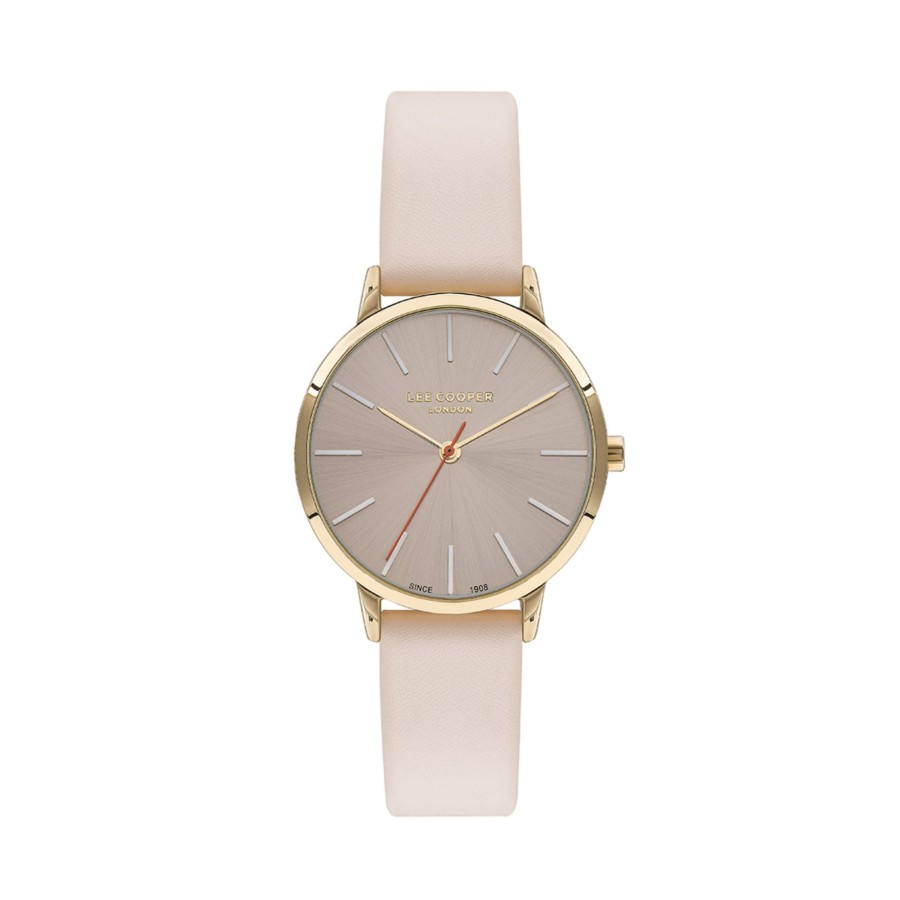 Accessories Penningtons | Lee Cooper-Women'S Rose Gold 35Mm Watch W/Black Dial - Penningtons