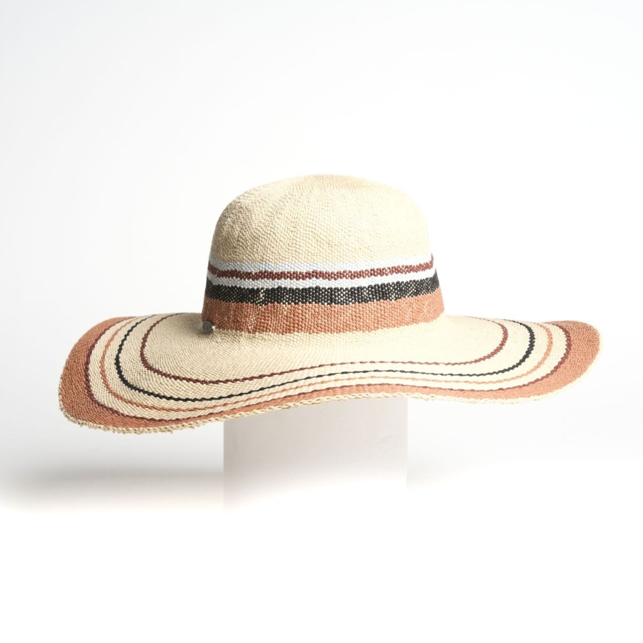 Accessories Penningtons | Canadian Hat 1918 - Caelia-Floppy Hat With Stripes - Penningtons