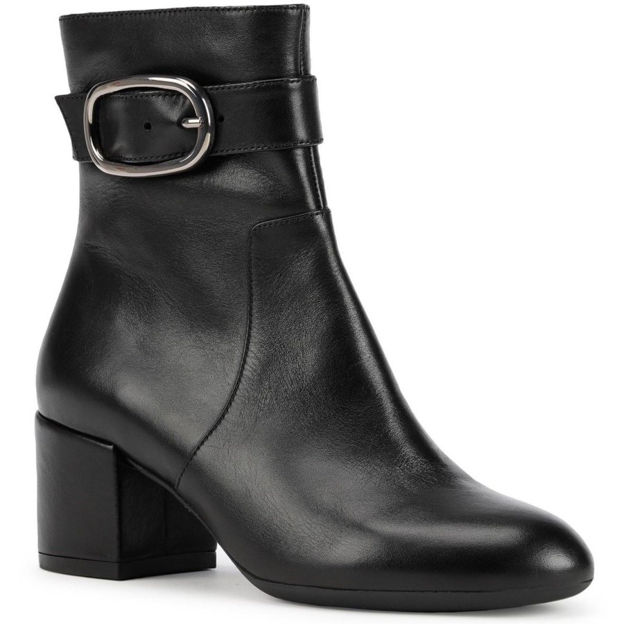 Shoes Penningtons | Geox - Womens/Ladies D Eleana Nappa Leather Ankle Boots - Penningtons