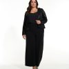 Clothing Penningtons | Short Black Sequins Velvet Blazer - Addition Elle