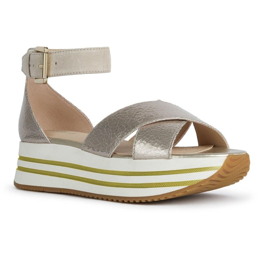 Shoes Penningtons | Geox - Womens/Ladies Leather Sandals - Penningtons