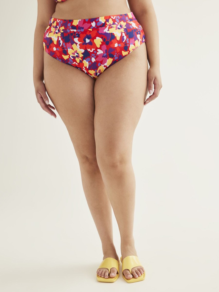 Clothing Penningtons | Floral Genevi Ve High-Waist Bikini Brief - Nana The Brand