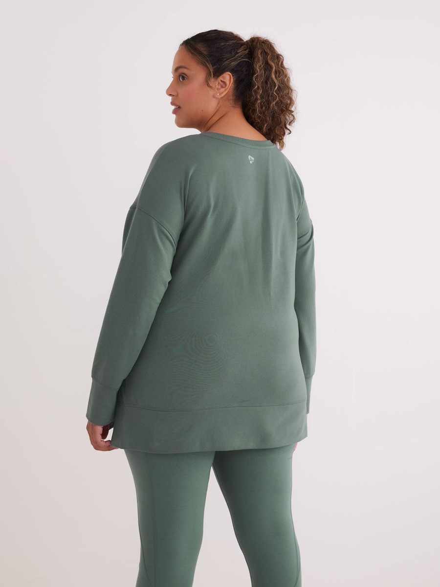 Clothing Penningtons | Crew Neck Tunic Sweatshirt - Active Zone