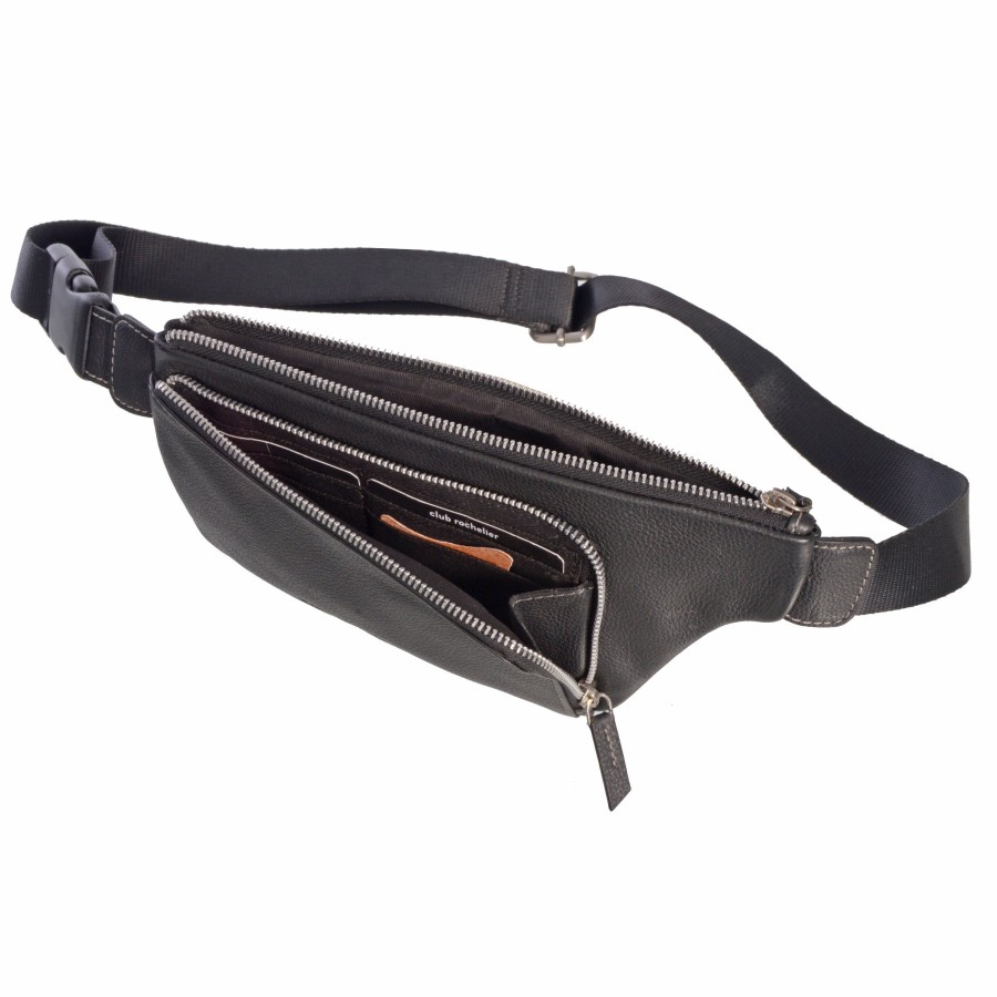 Accessories Penningtons | Club Rochelier Double Zipper Belt Bag And Card Holder - Penningtons