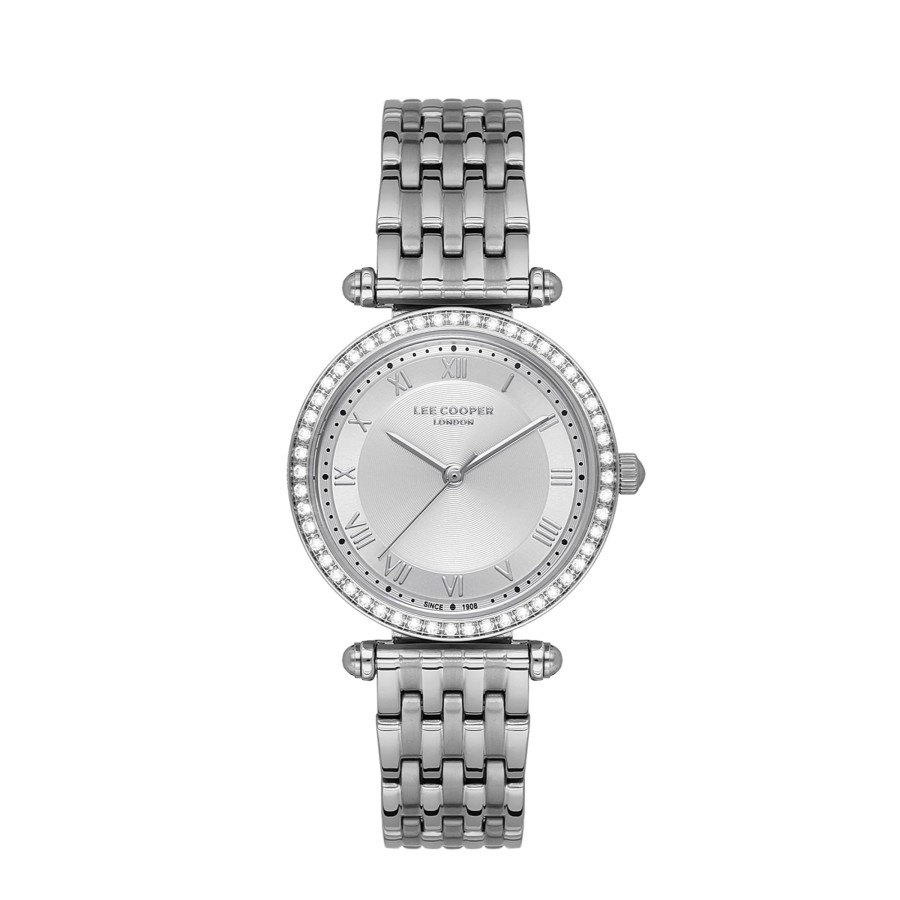 Accessories Penningtons | Lee Cooper-Women'S Silver 32Mm Watch W/Silver Dial - Penningtons