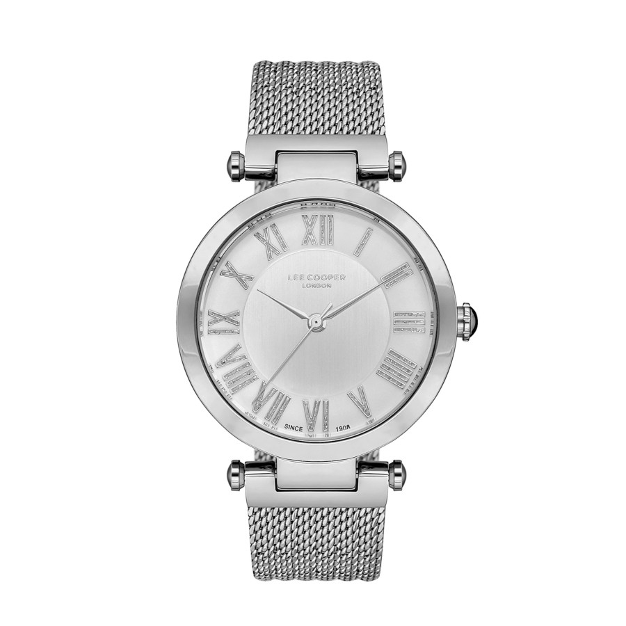 Accessories Penningtons | Lee Cooper-Women'S Silver 35Mm Watch W/Silver Dial - Penningtons