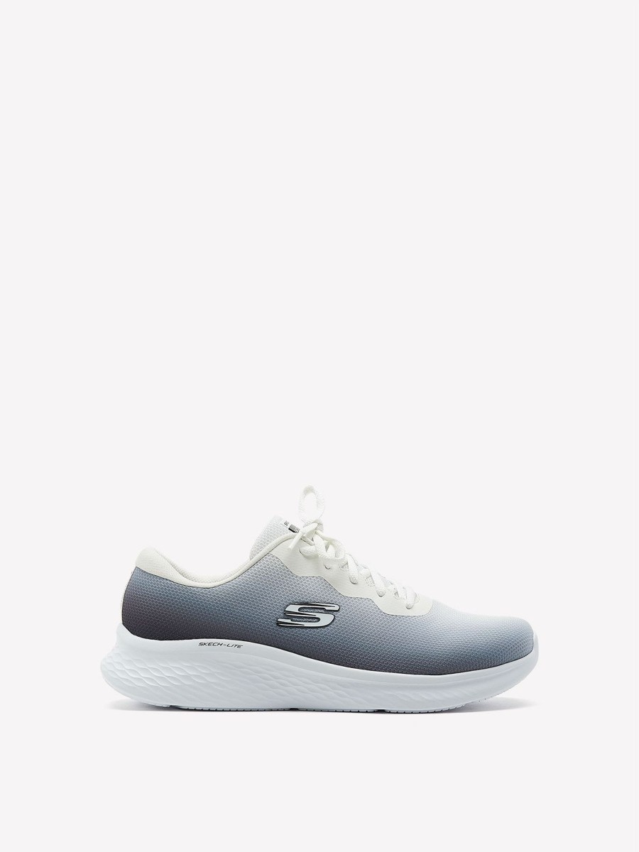 Clothing Penningtons | Wide Width, Lace-Up Sneakers In Ombre Mesh With Air-Cooled Memory Foam - Skechers