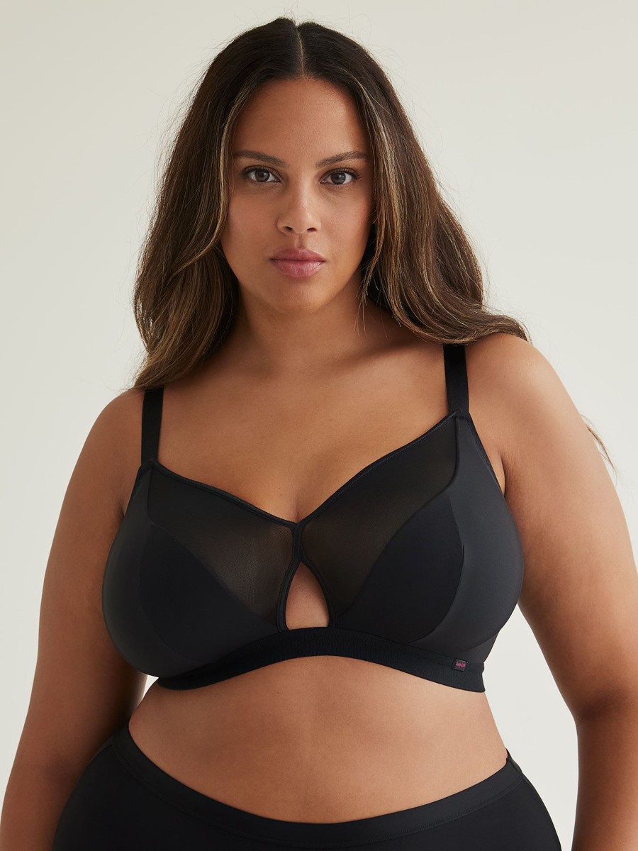 Lingerie Penningtons | Wireless Mesh And Microfibre Bralette - Curvy Kate