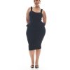 Addition Elle Penningtons Bottoms | Black Compression Pencil Skirt - Addition Elle