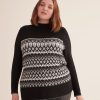 Clothing Penningtons | Fair Isle Jacquard Knit Sweater With Lurex