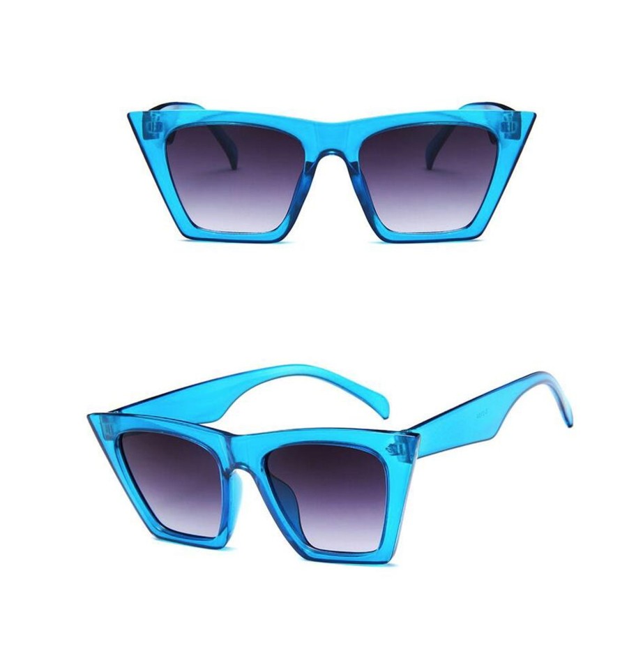 Accessories Penningtons | Bright Blue Squared Sunglasses- Don'T Ask - Penningtons