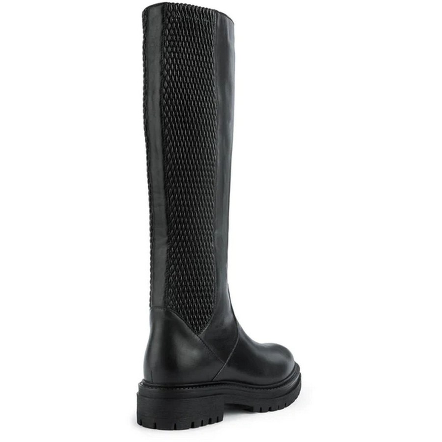 Shoes Penningtons | Geox - Womens/Ladies D Iridea J Leather Knee-High Boots - Penningtons